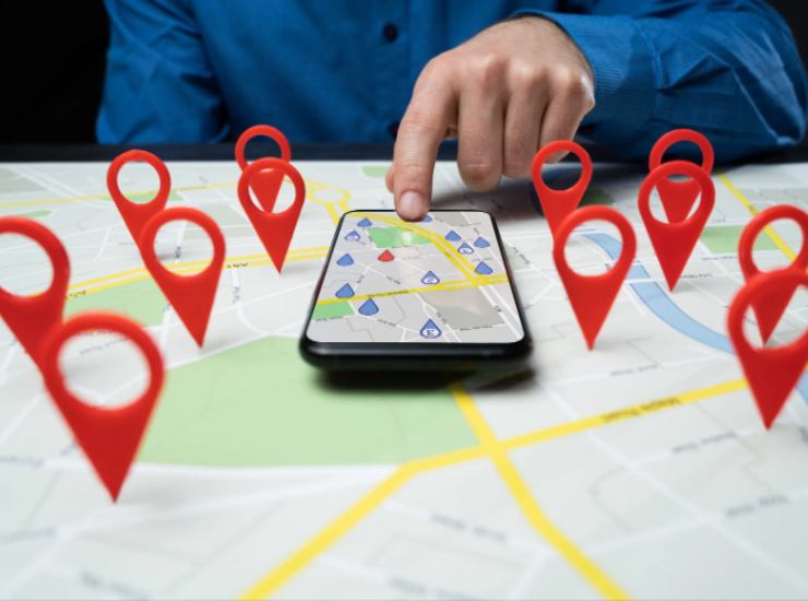 localizzare contatti con Google Maps